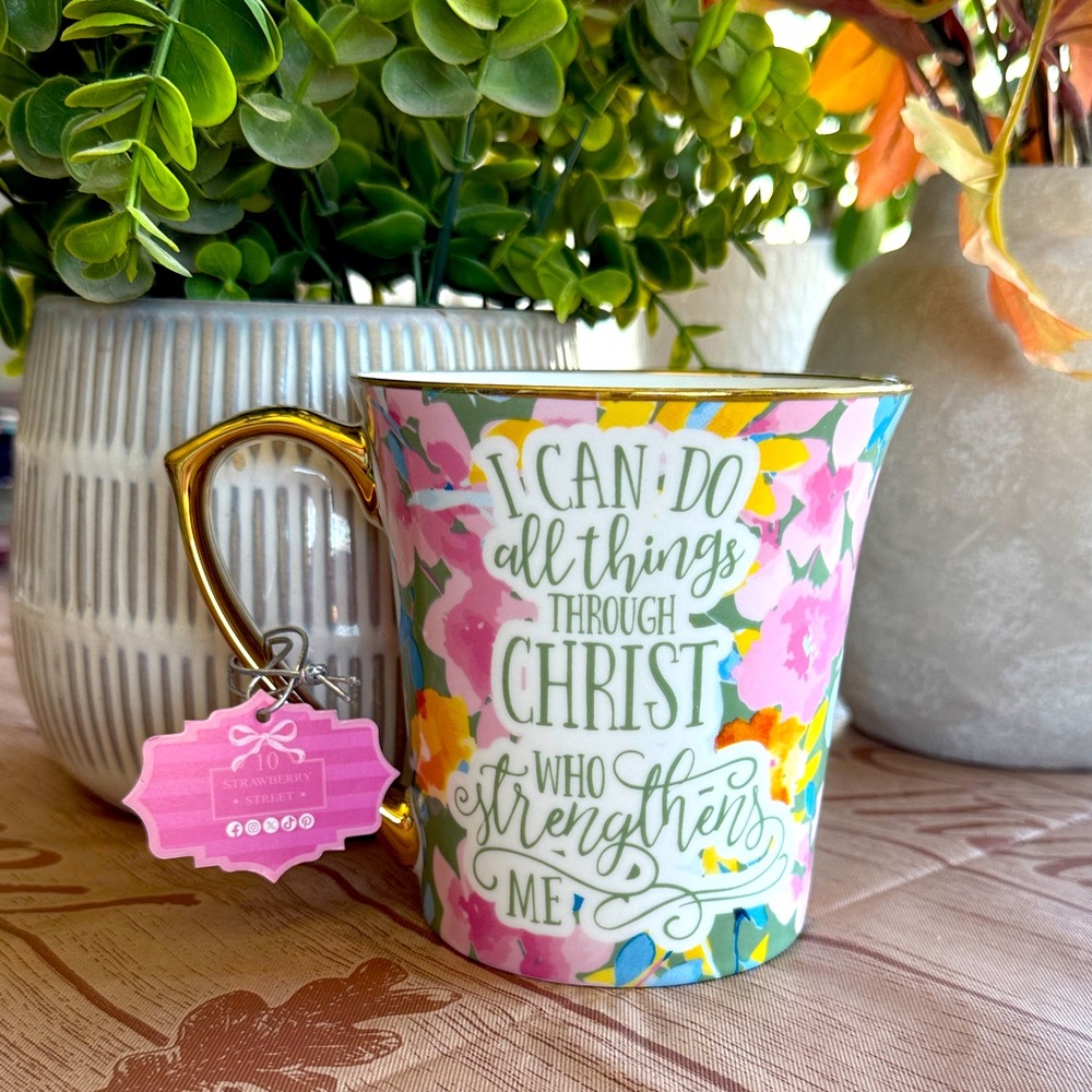 ✨NWT Philippians 4:13 Mug🩷